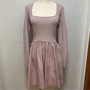 Express Pink Sweater Dress